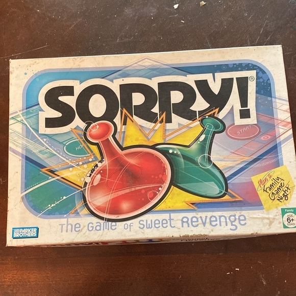 Parker Brothers Family Board Game Sorry - Picture 7 of 7